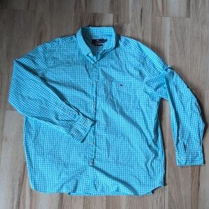 Men's Vineyard Vines Blue Checkered Shirt